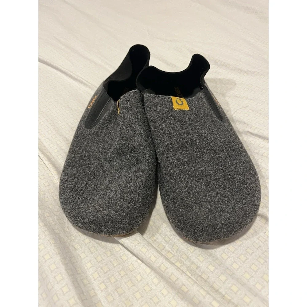 Xero Shoes Men's Grey Pagosa Barefoot Cozy Cool Slip On Shoes 11.5